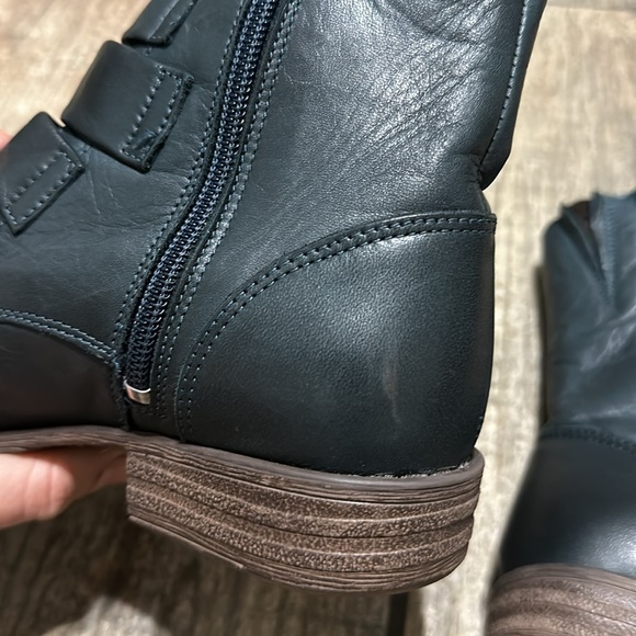 Miz Mooz Women’s 36 Leighton Leather‎ Boots in Ocean - Picture 13 of 16